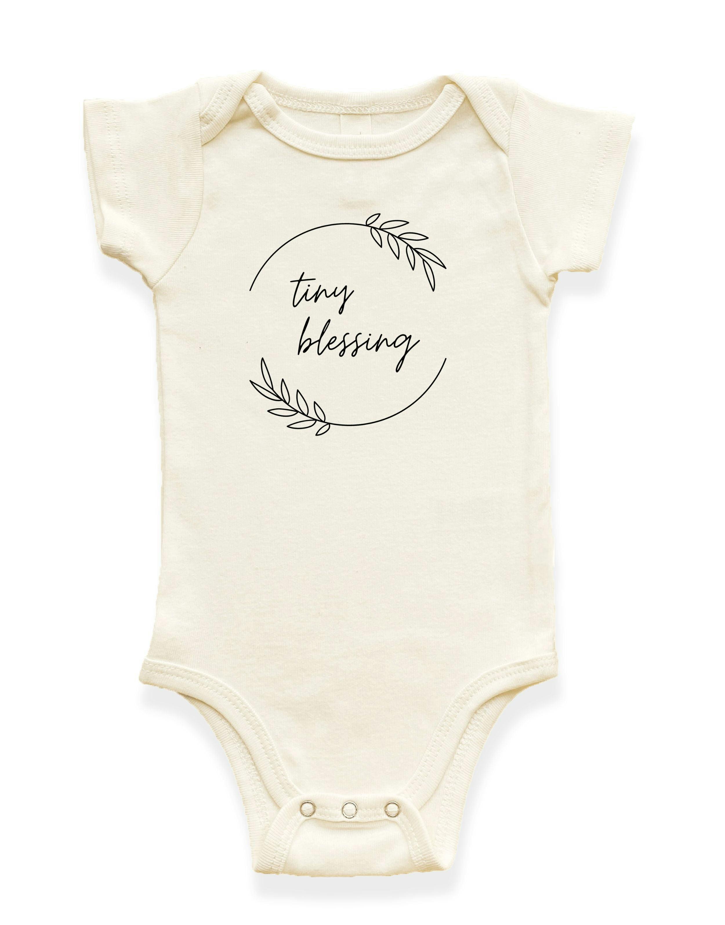 Tiny Blessing Organic Cotton Baby Bodysuit