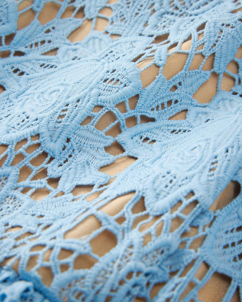 Juliana Embroidered Mini Dress