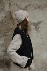 WOMEN'S WOOL VEST WITH LINING