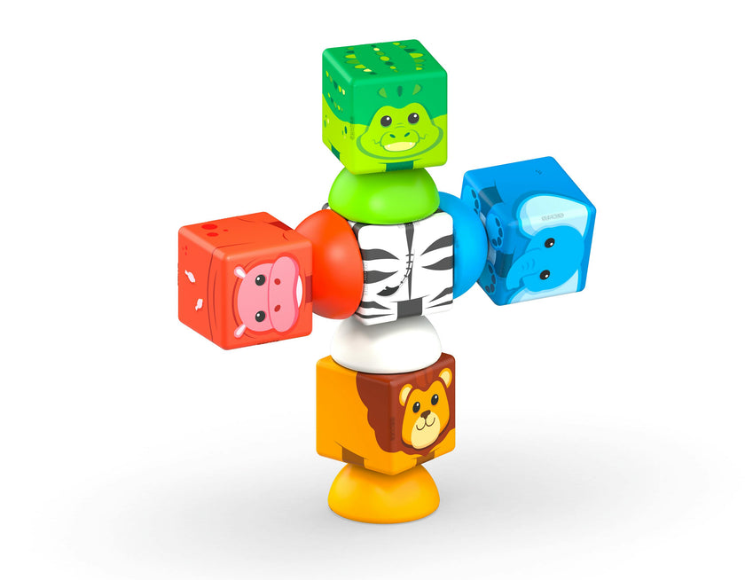 Geomag™ Magicube Safari Stacking – 10 Piece Magnetic Blocks