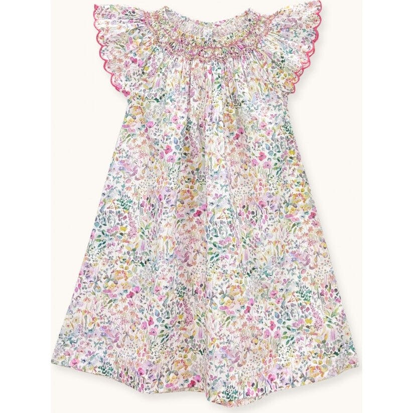 Dress Stella Hand-Smocked In Liberty Felda, Florals