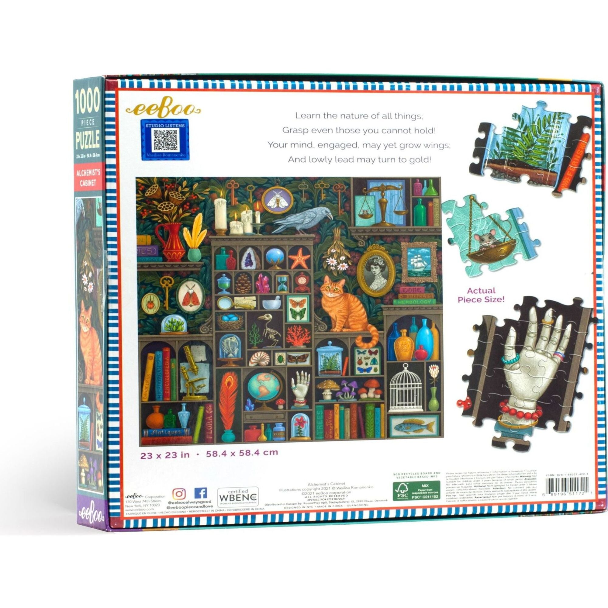 Piece and Love Alchemist Cabinet Jigsaw  Puzzle