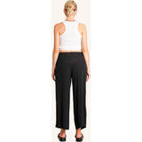 Easy Wrap Maternity Pant, Black