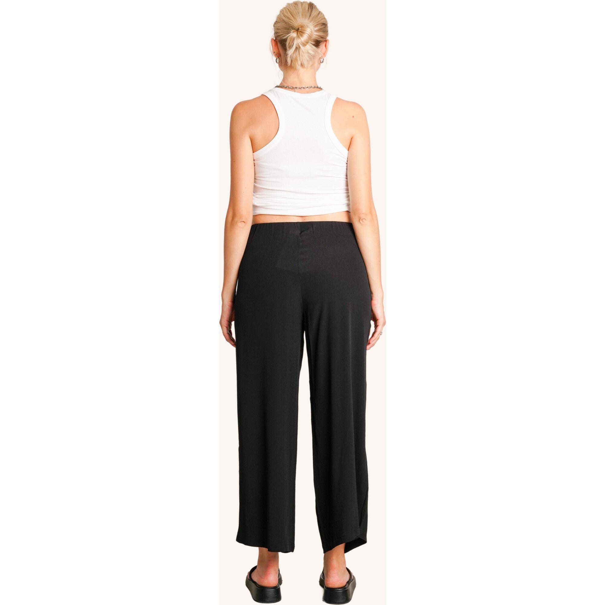 Easy Wrap Maternity Pant, Black