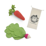 Radish Fan Gift Box 🐭💕 100% organic cotton crochet rattle and lovey