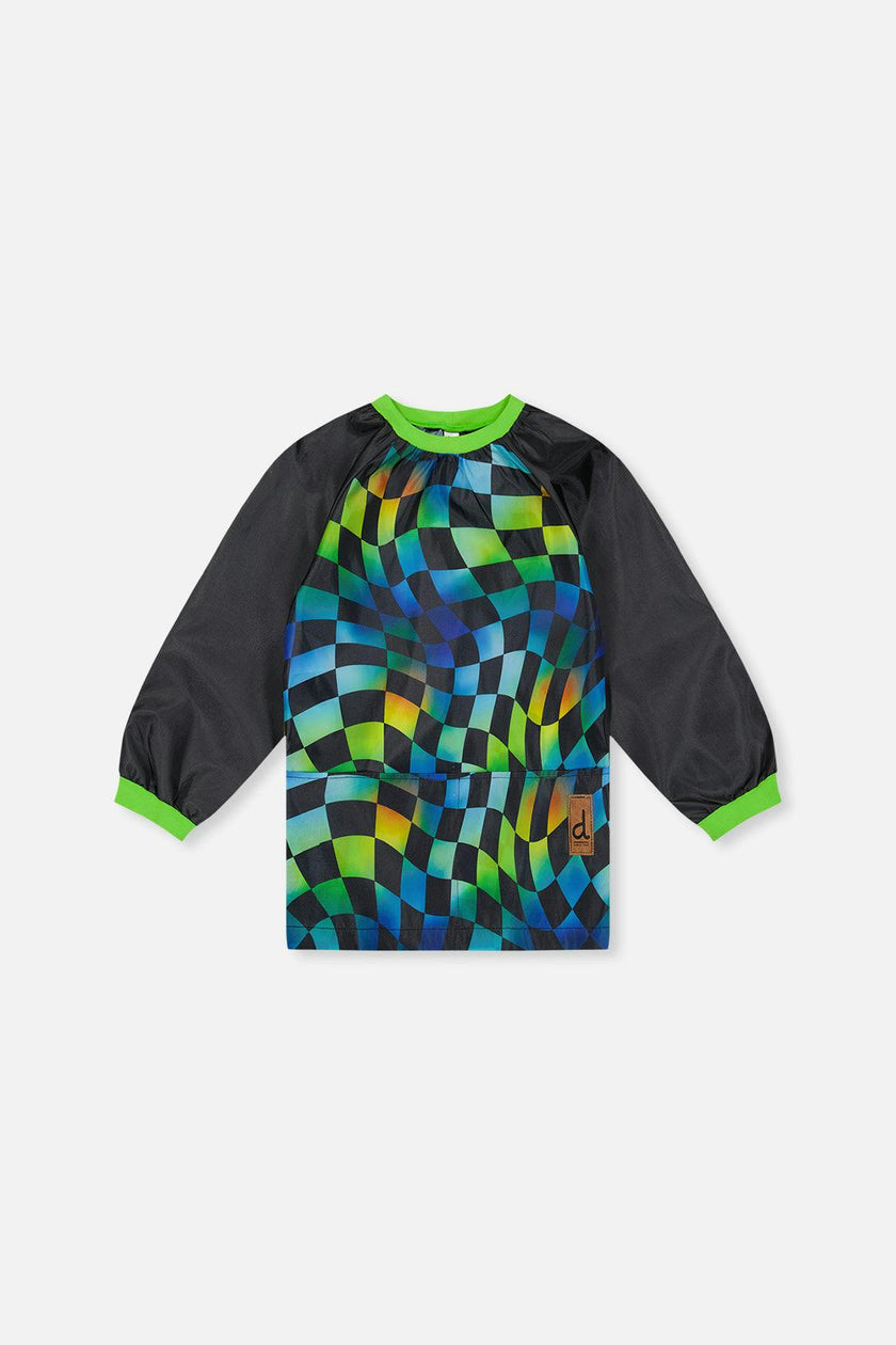 Toddler Boy Checkered Durable Protective School Apron