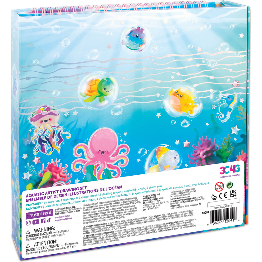 3C4G: Seas The Day! Aquatic Artist Drawing Set