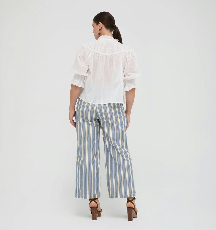 The Zinnia Top -  White