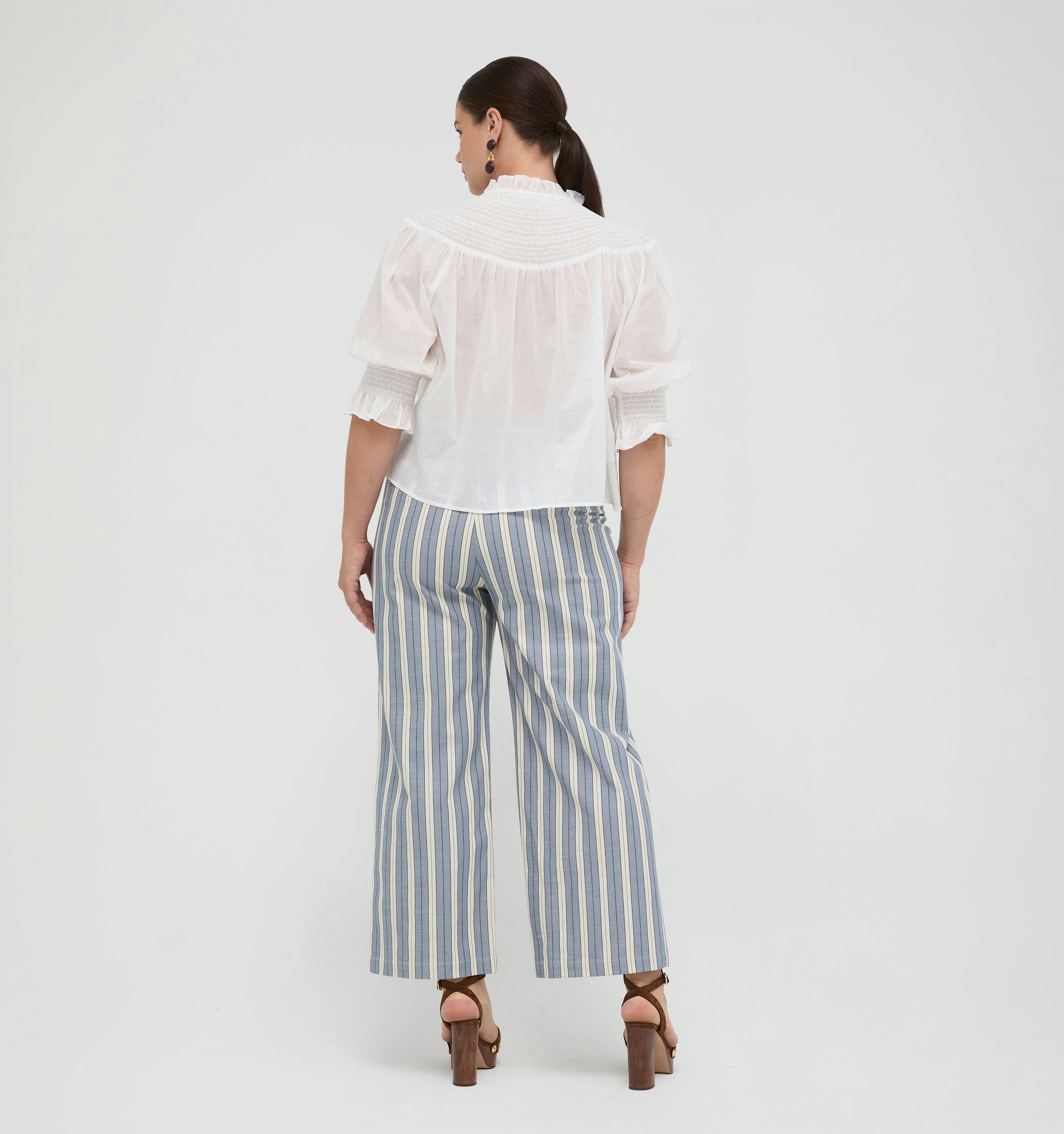 The Zinnia Top -  White
