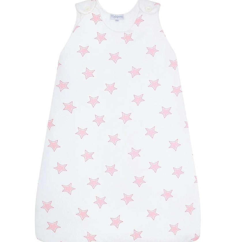 Pink Stars Print Winter Sack