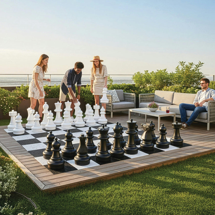 Rolly Chess Pieces, large