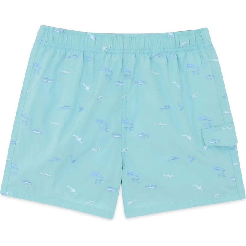 TARTINE ET CHOCOLAT Ocean Friends Embroidered Swim Trunks
