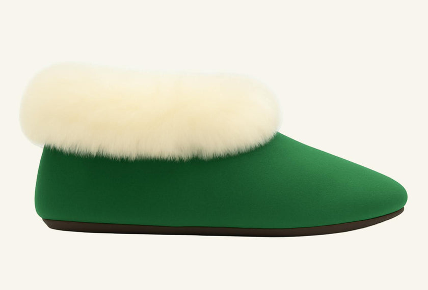 Kids Genuine Alpaca Fur Slippers | Handmade in Peru | Naturally Hypoallergenic | Golden Honey