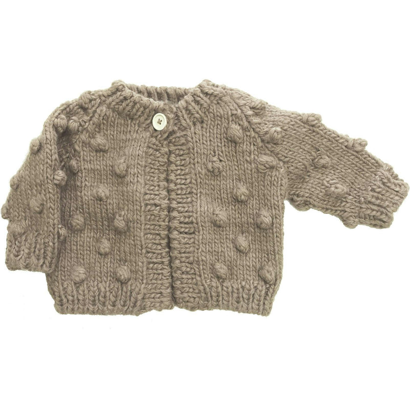 Popcorn Cardigan, Red
