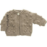 Popcorn Cardigan, Flax