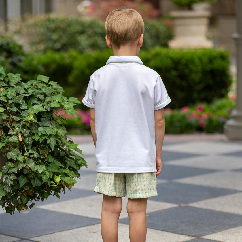 William Boy Polo Set - Green Gingham