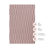 Babyletto Mini Crib Sheet in GOTS Certified Organic Muslin Cotton