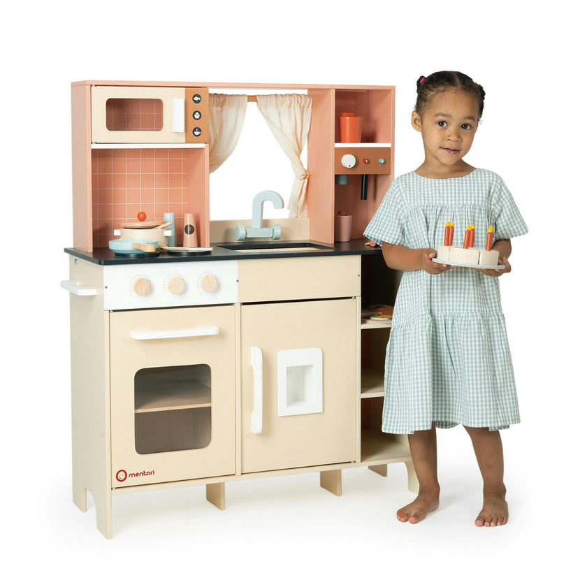 Cream Play Kitchen