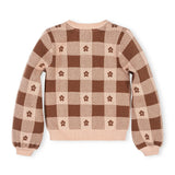 Organic Bow Detail Intarsia Sweater