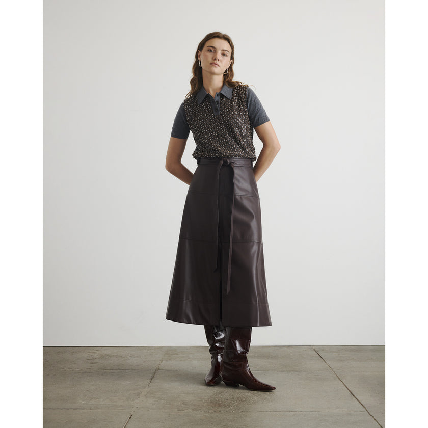 Hudley Skirt, Burgundy