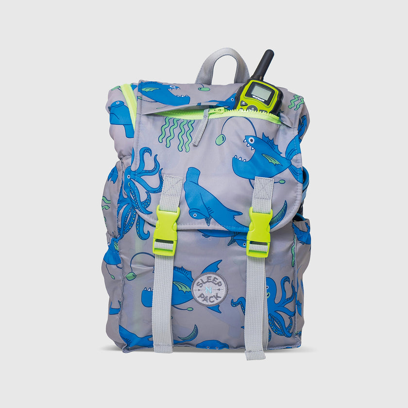 Sleep-N-Pack™ – Little Kid Size | Pals in Print: Sea Critters
