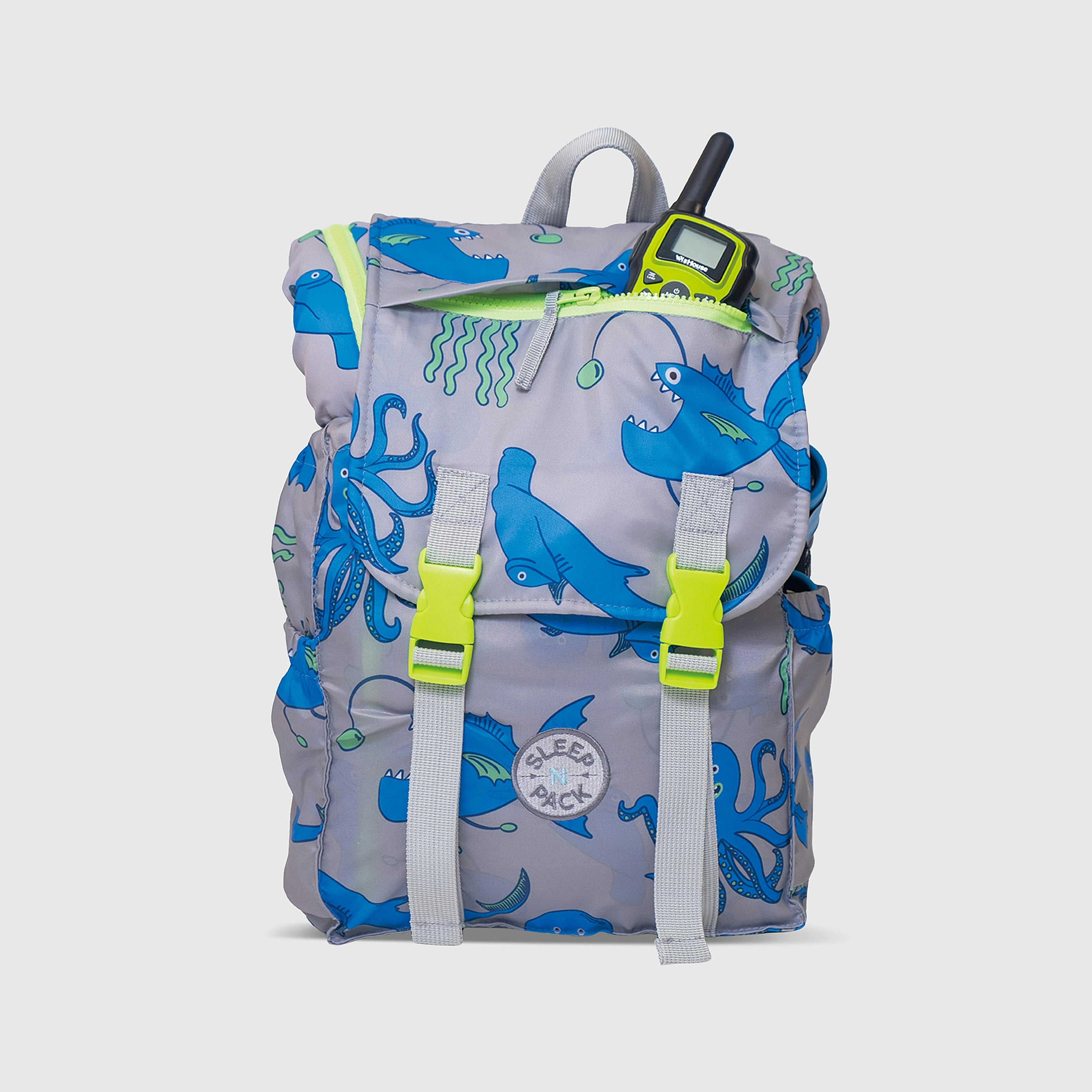 Sleep-N-Pack™ – Little Kid Size | Pals in Print: Sea Critters