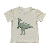 Boy's Short Sleeve Tee in Parasaurolophus