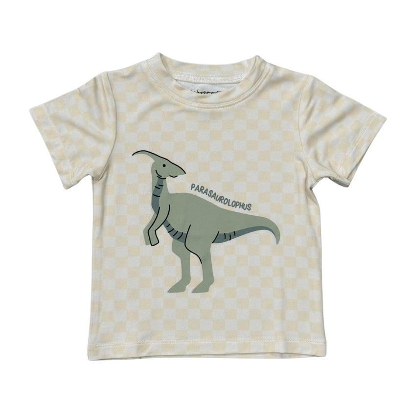 Boy's Short Sleeve Tee in Parasaurolophus