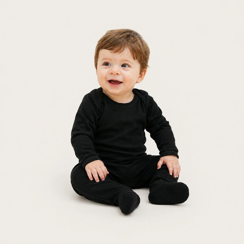 Rib Lap Tee Footie Pajama