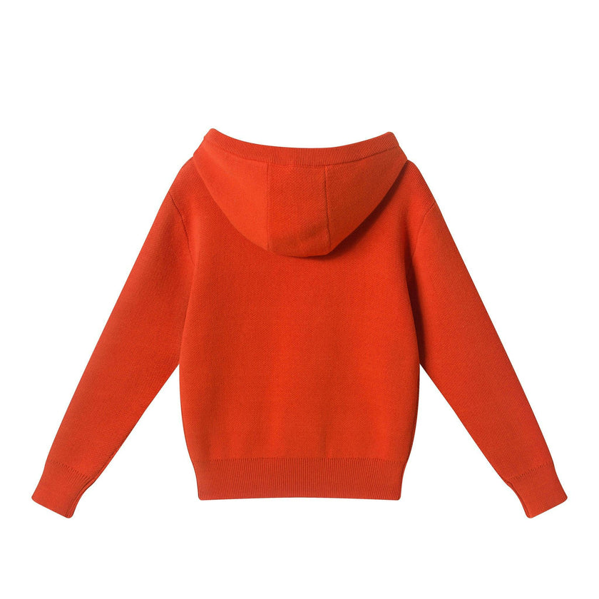 Boys (4-7) Holiday Hooded Sweater | Jack-O'-Lantern