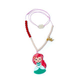 Cute Doll Red Hair Necklace