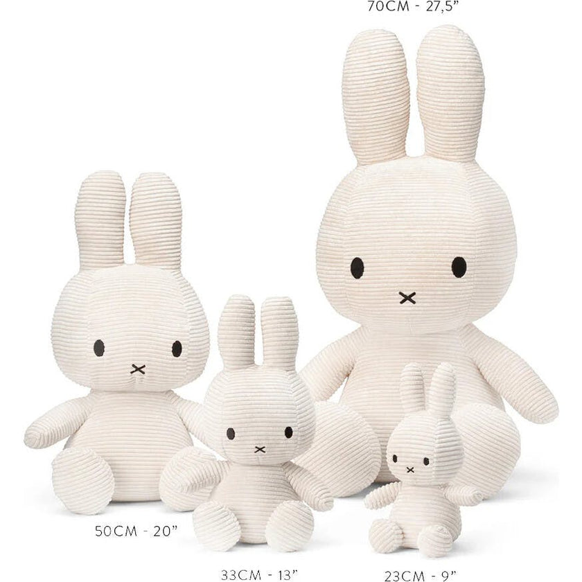 Plush Miffy Corduroy Offwhite 13"