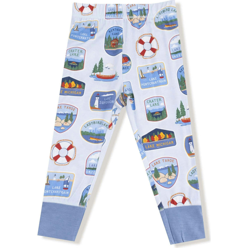 Lake Stickers - Long Sleeve Loungewear Set