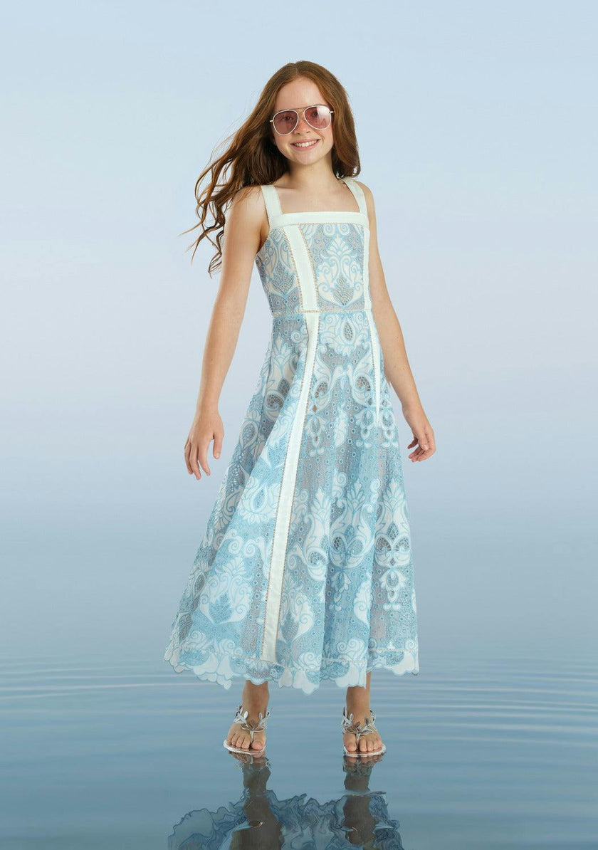 Gisele Embroidery Maxi Dress