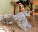 Sleeping Kitten plush, Medium - Grey