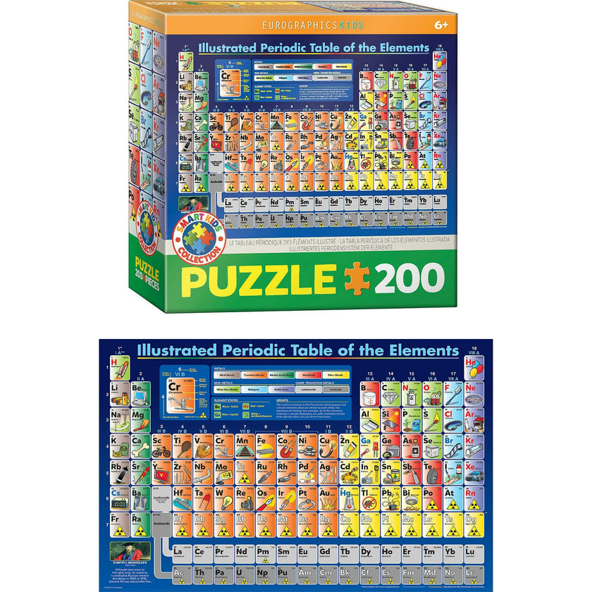 Periodic Table Illustrated - 200 pc Puzzle