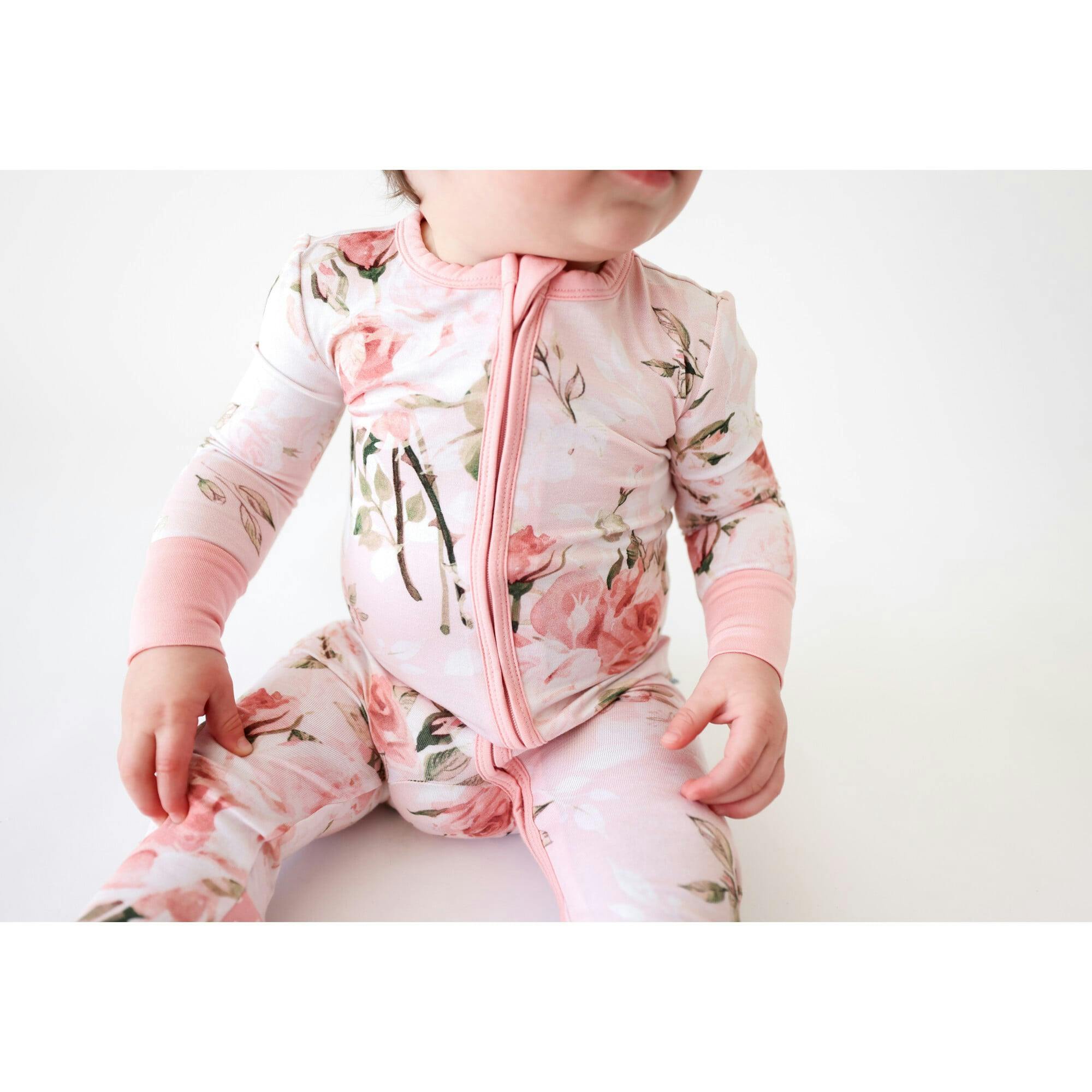 Vintage Pink Rose Convertible One Piece