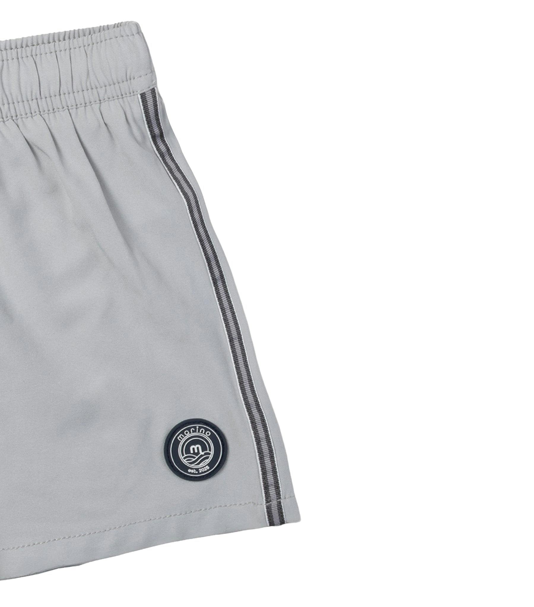 boys solid swim shorts gray