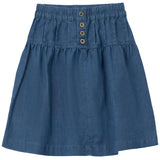Button Denim Skirt