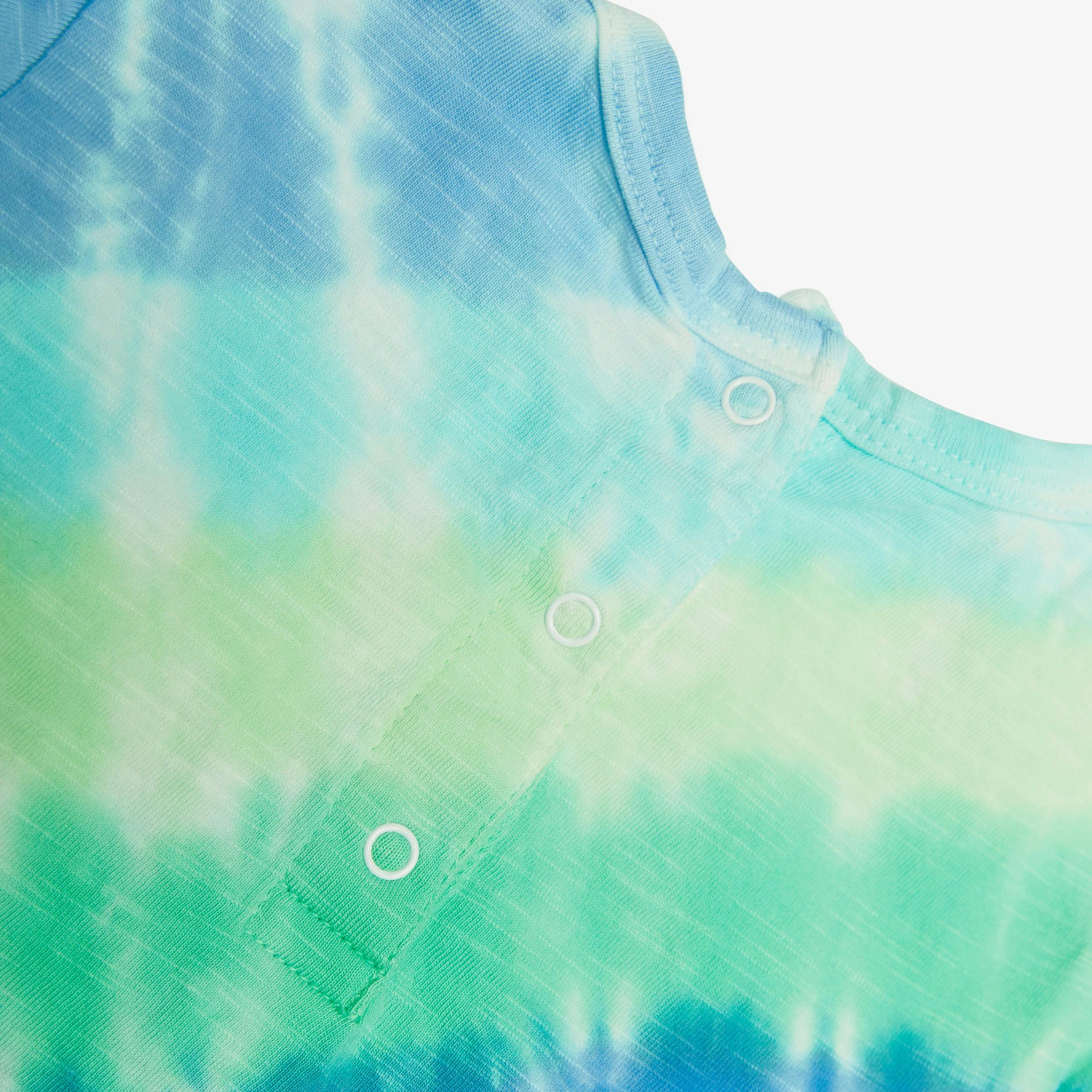 Baby pocket shortie in tie-dye