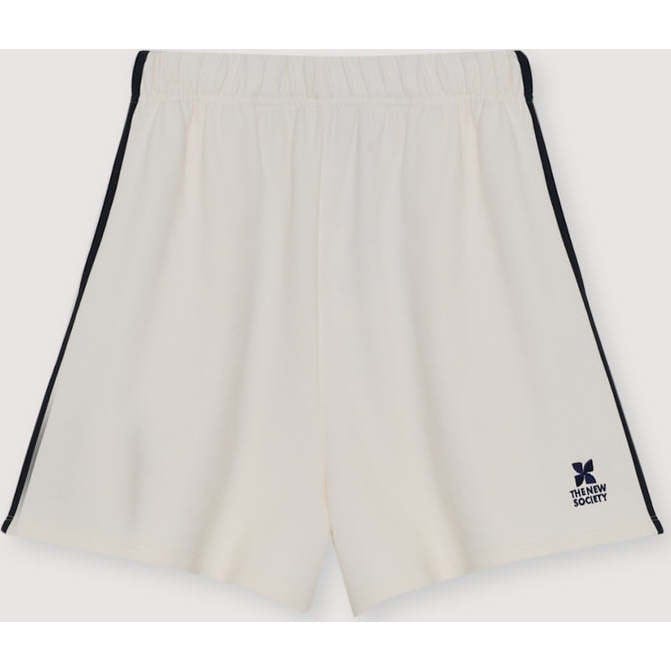 TNS Logo Woman Short Ecru
