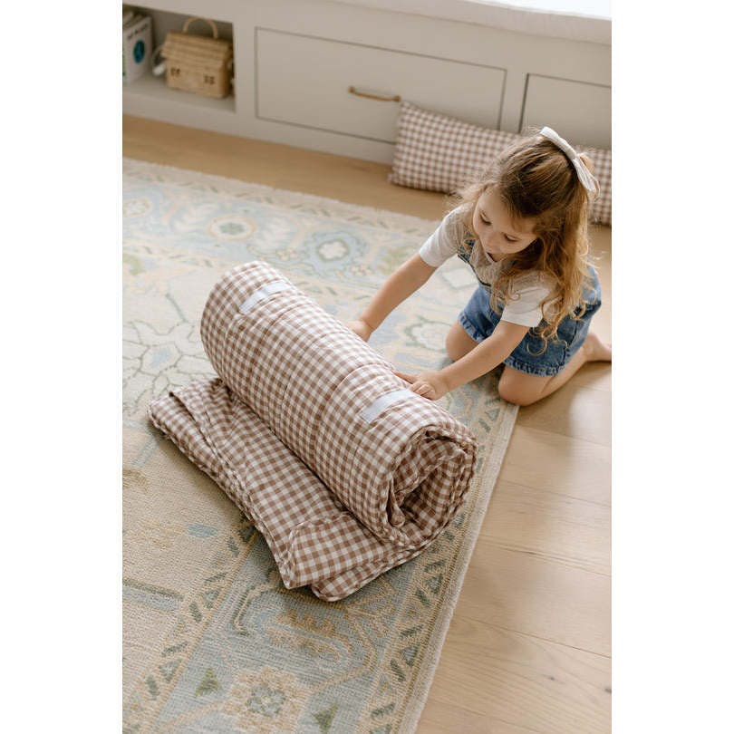 Organic Toddler Nap Roll-N-Rest Mat Set