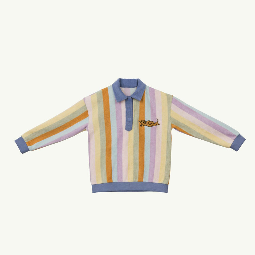 children's terry sweatshirt - sunset stripes