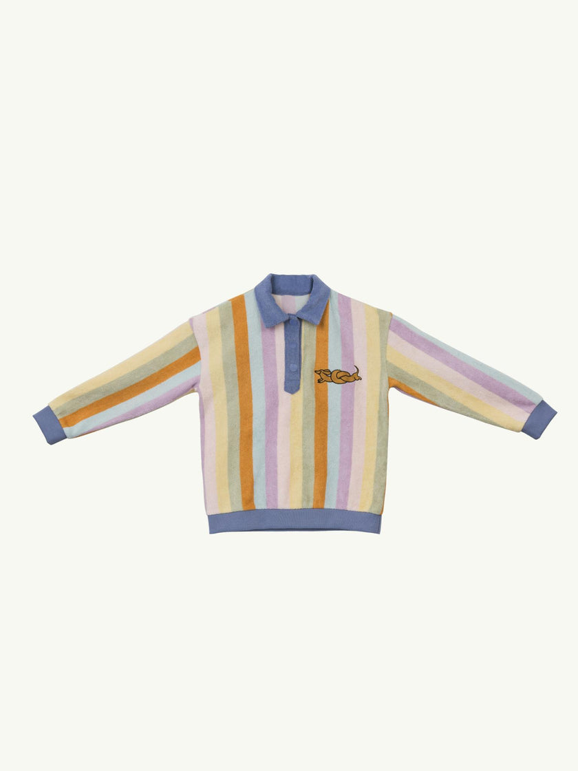 children's terry sweatshirt - sunset stripes