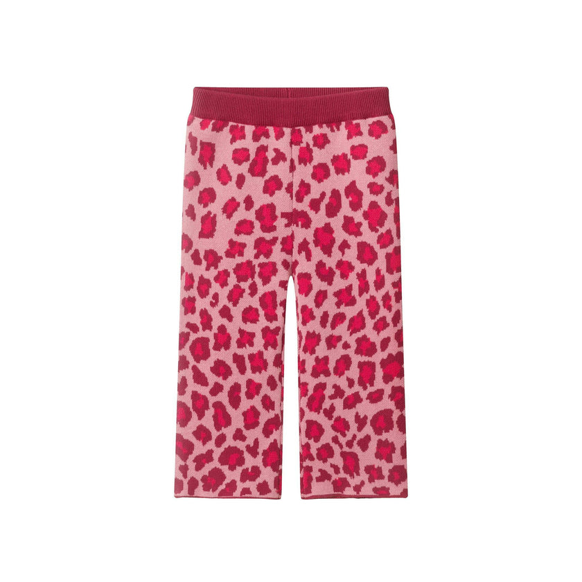 Infant Girls 3-Piece Sweater Set | Pink Leopard