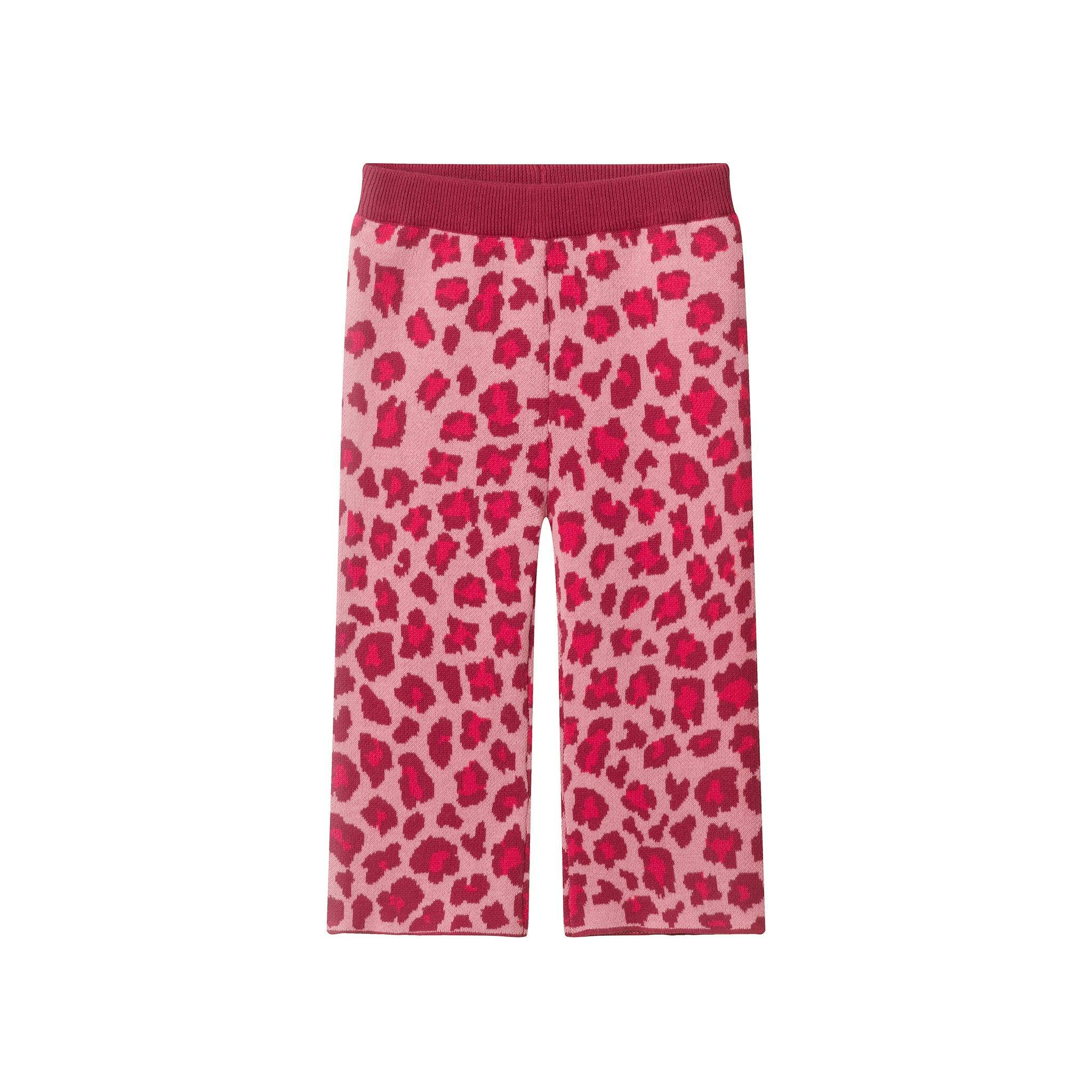 Infant Girls 3-Piece Sweater Set | Pink Leopard