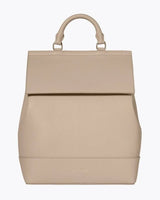 Chic, Stylish Padded Laptop Sleeve Backpack, Cream