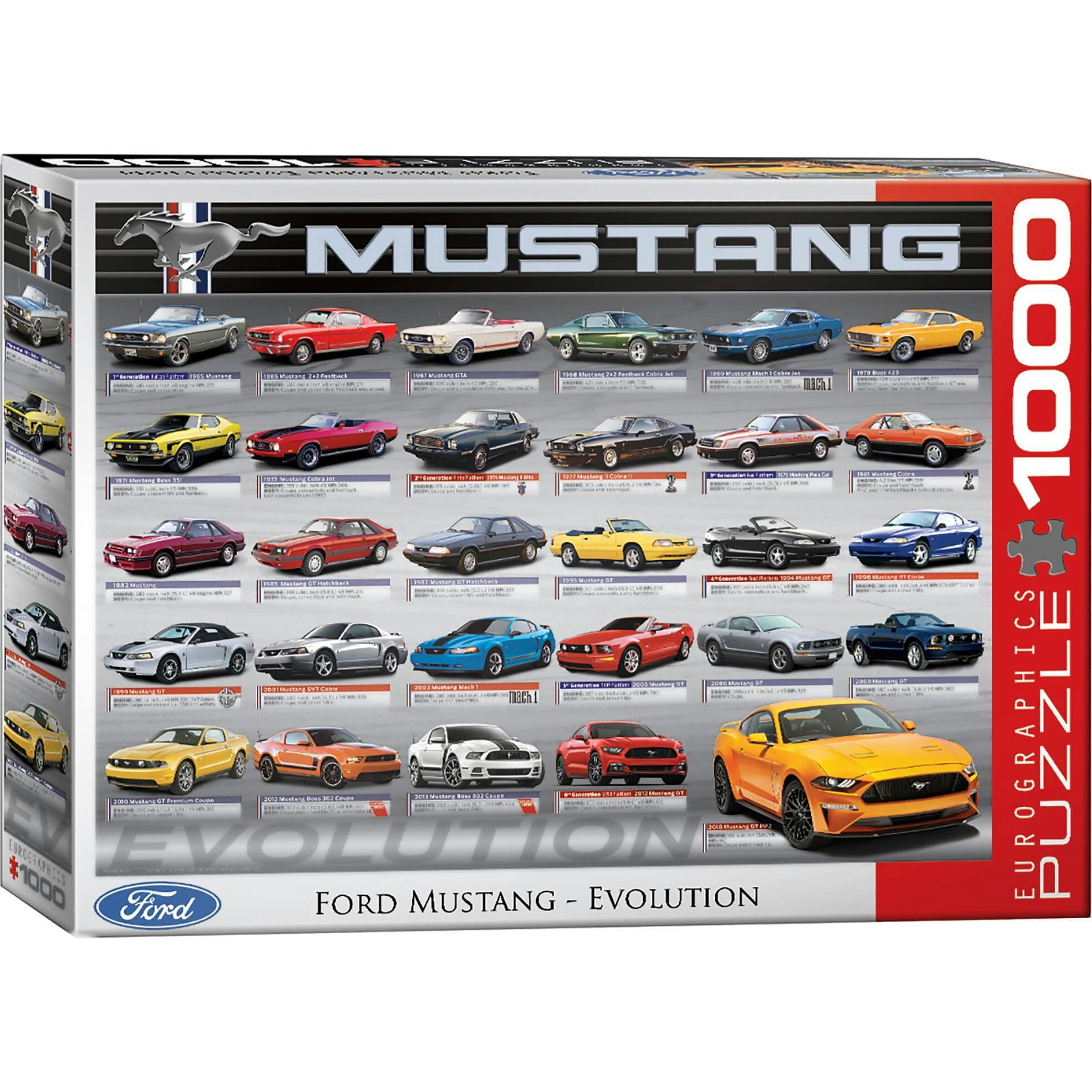 Evolution: Ford Mustang - 1000 pc Puzzle