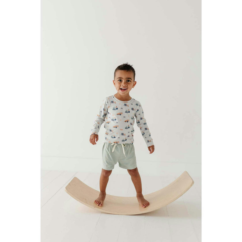 Boy's Long Sleeve Rash Guard Swim Shirt