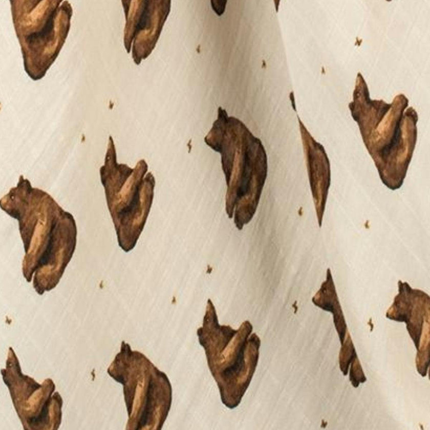 Honey Bamboo Muslin Swaddle Blanket
